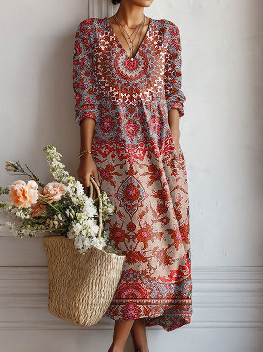 Vestido maxi bohemio Isa