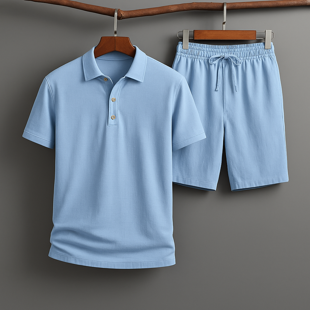 Conjunto de polo de lino Oslo
