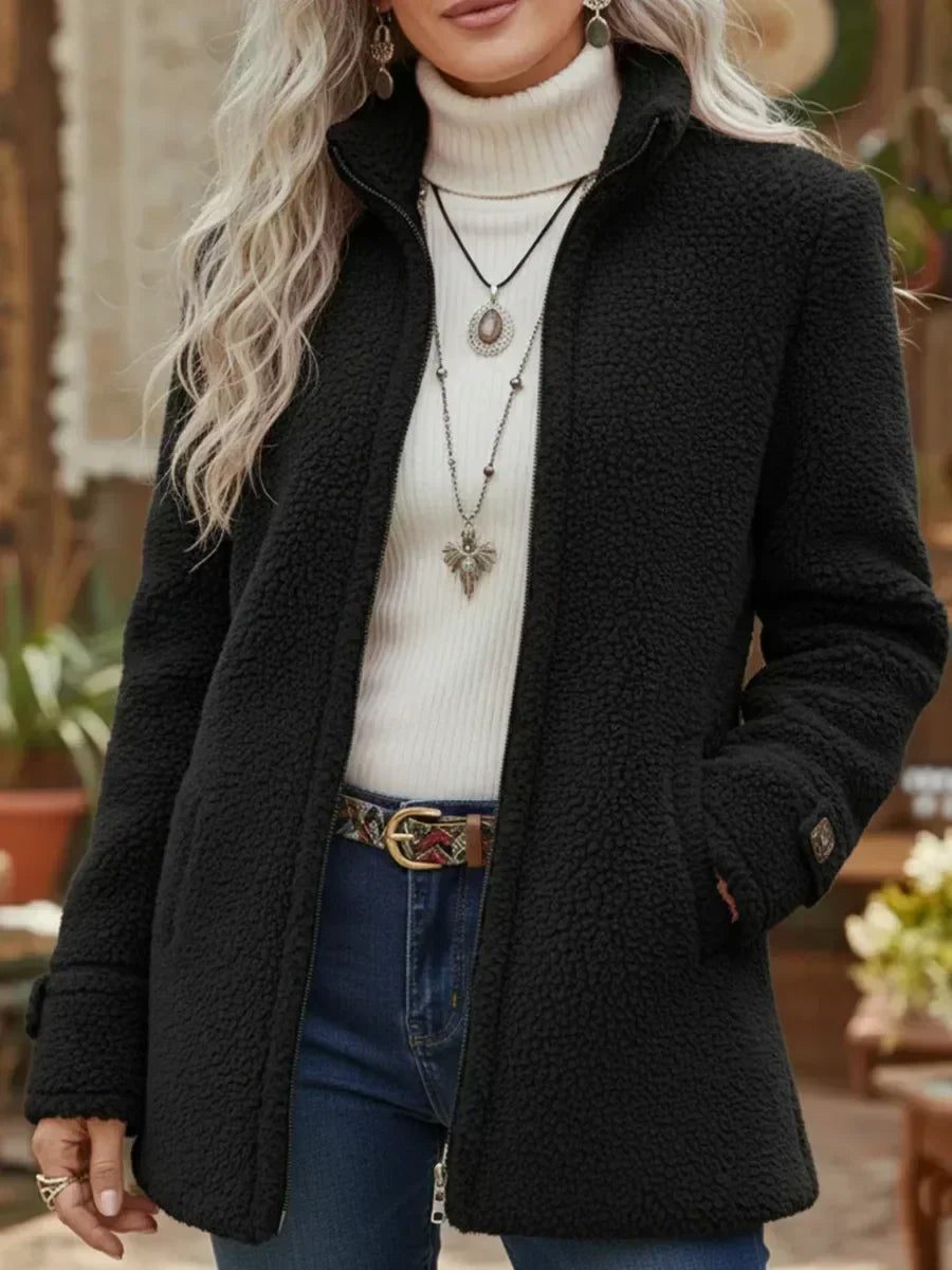 Deanna | Chaqueta acogedora con cuello alto
