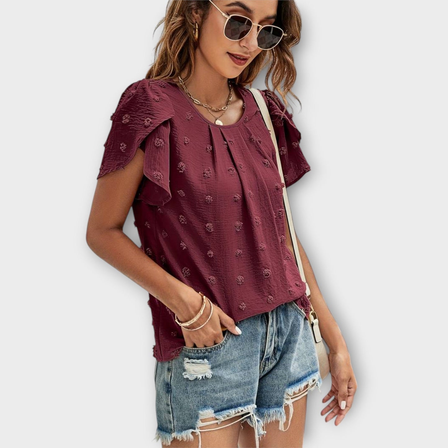 Charlotte - Blusa perfecta con lunares