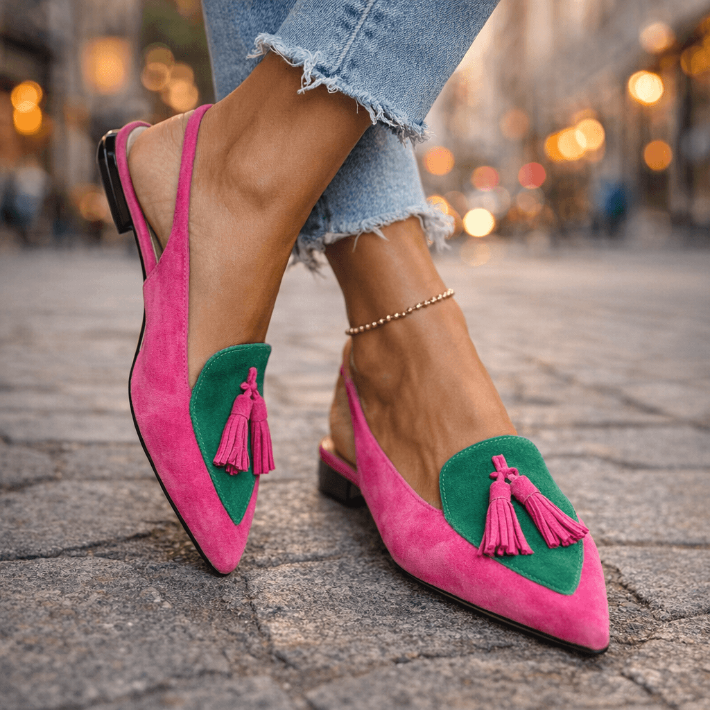 Elena | Sandalias con Tiras y Flecos