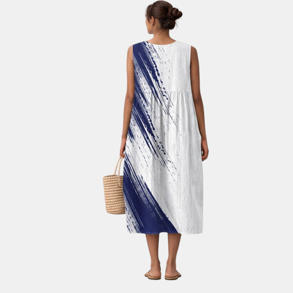 Vestido midi elegante para el día a día Elena