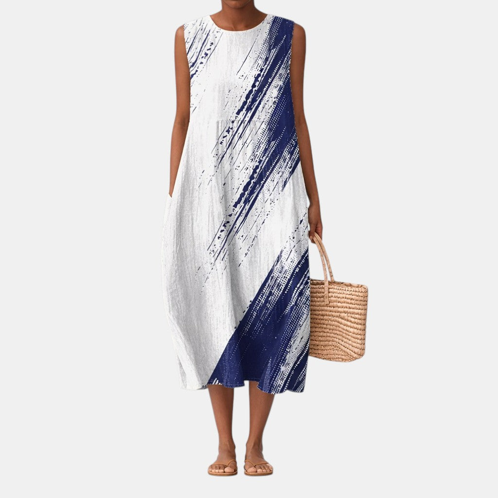 Vestido midi elegante para el día a día Elena