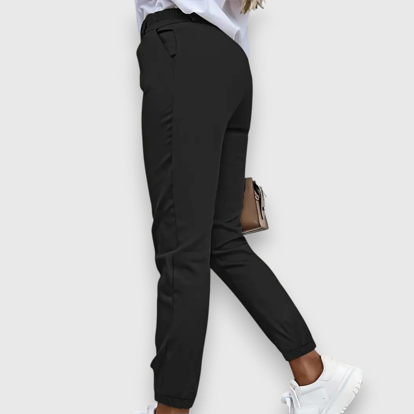 Isabel – Pantalones elegantes de cintura alta