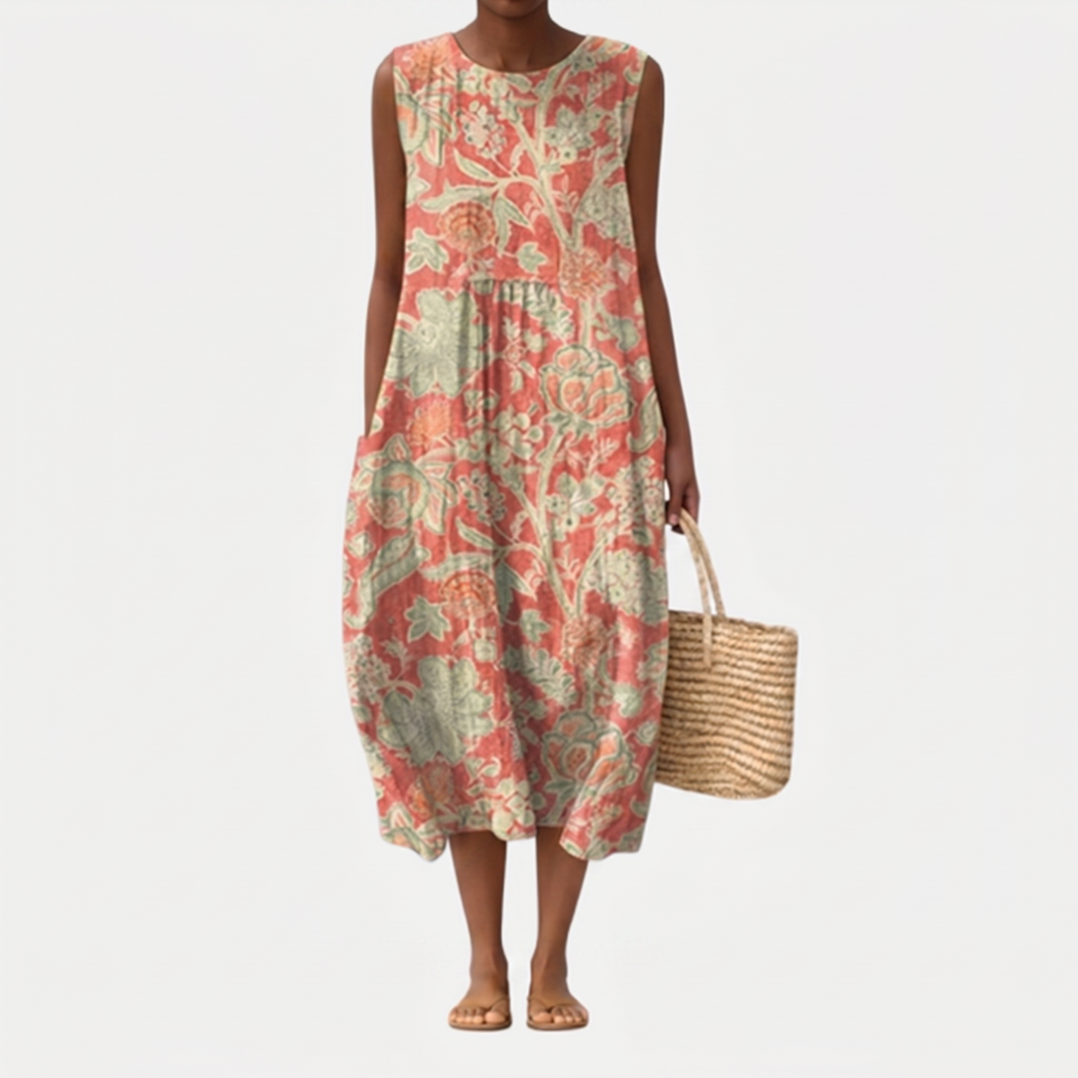 Vestido midi para el día a día Raquel