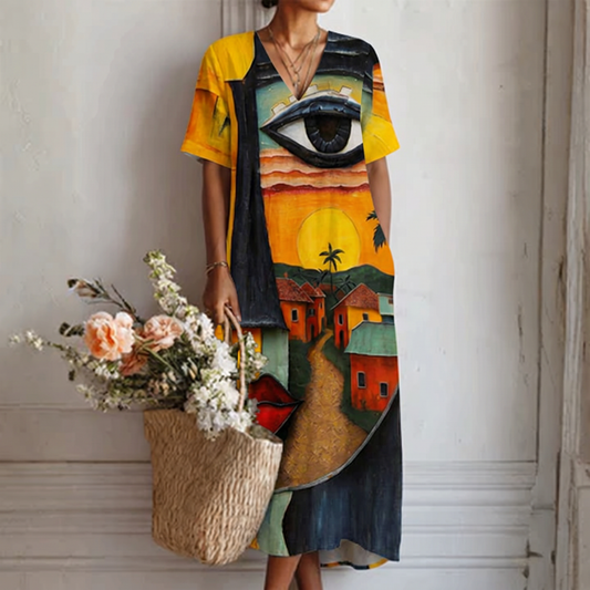 Vestido ligero con brillo Ines