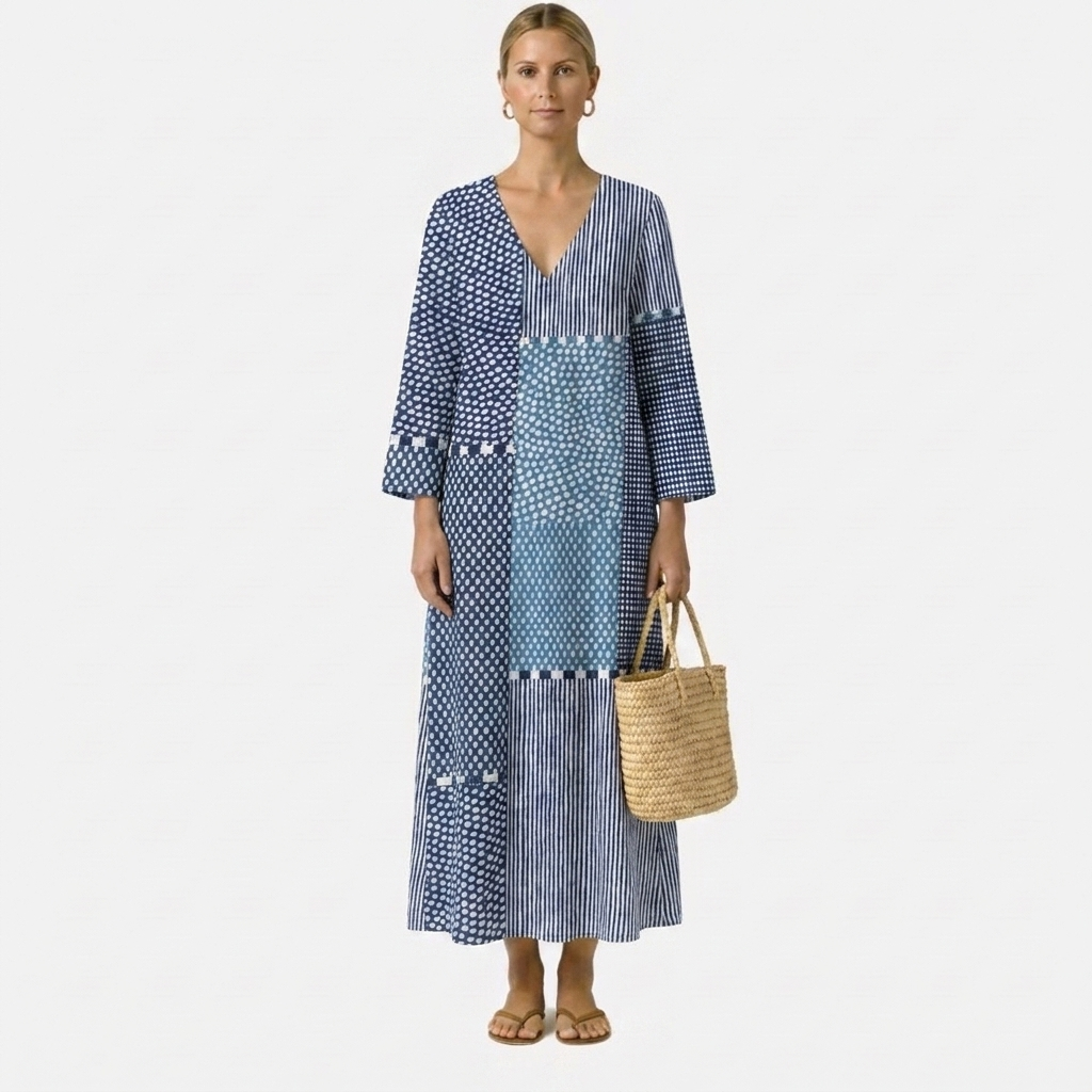 Vestido ligero con estampado floral Sara