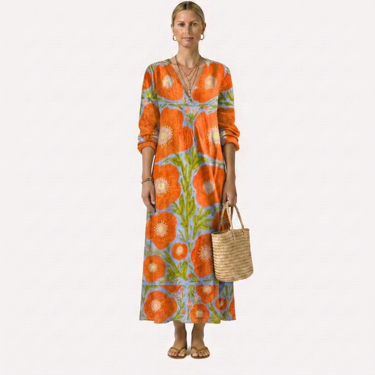 Vestido con encantador estampado floral Alba