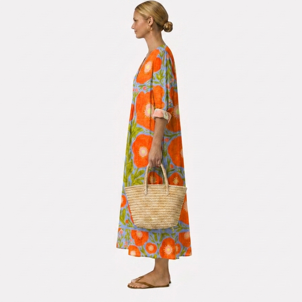 Vestido con encantador estampado floral Alba