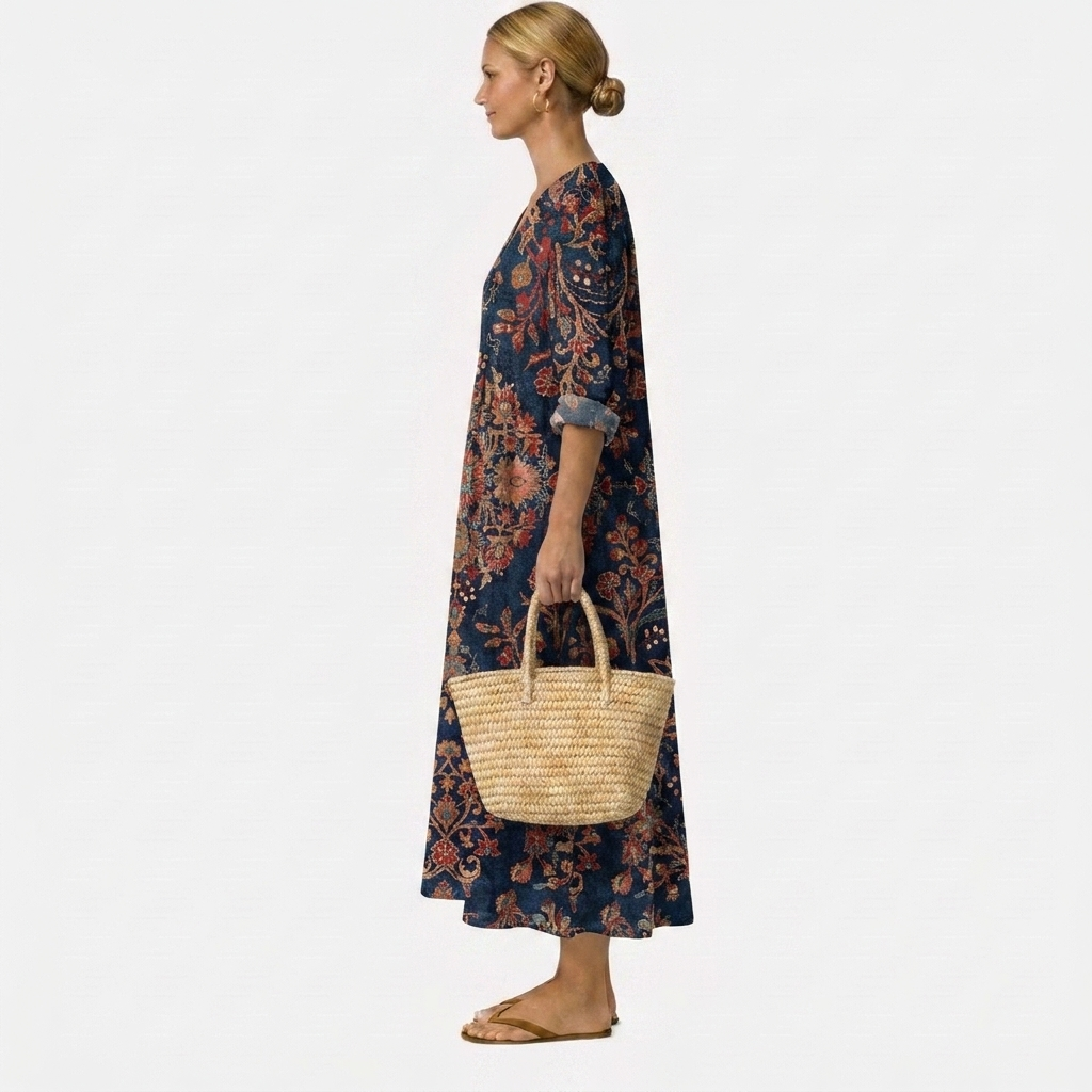 Vestido con encantador estampado floral Adela