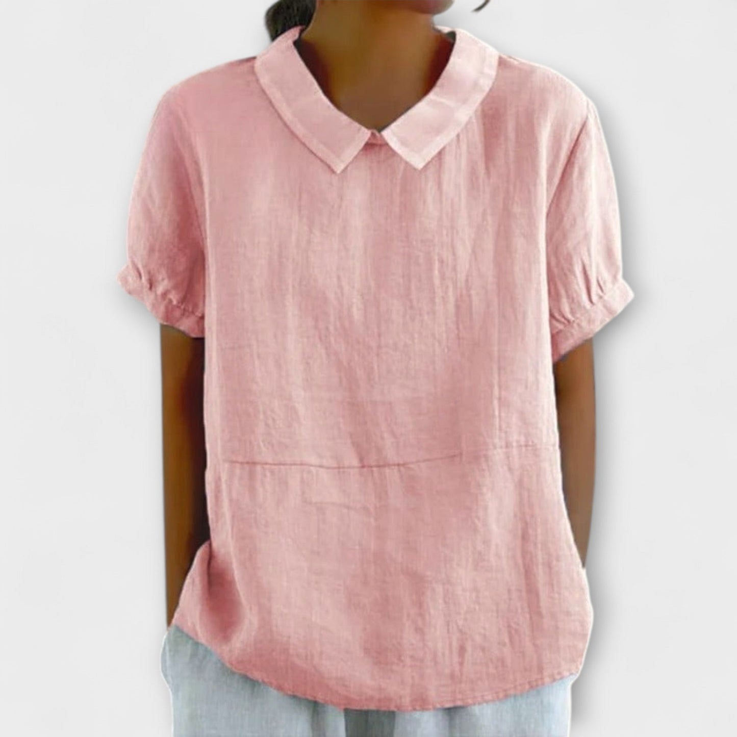 Lia - Blusa de manga corta