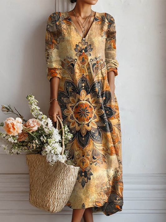 Vestido maxi bohemio Fleur