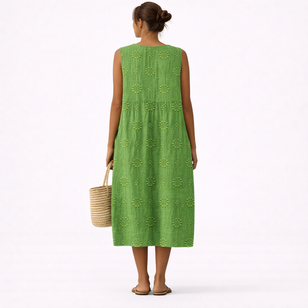Vestido midi fresco para el día a día Olivia