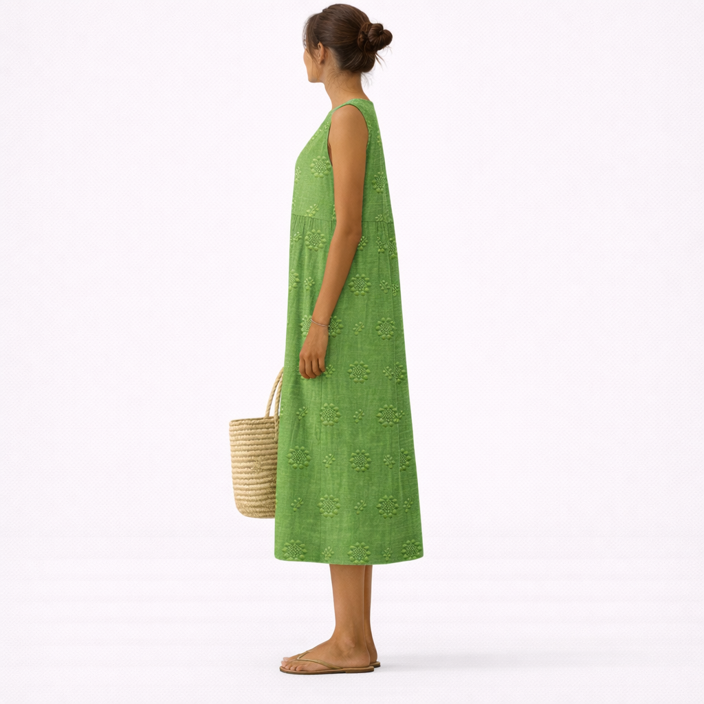 Vestido midi fresco para el día a día Olivia