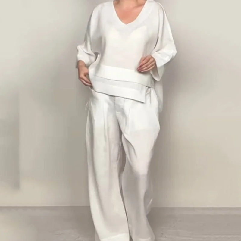 Clara | Conjunto Minimalista Amplio en Dos Piezas