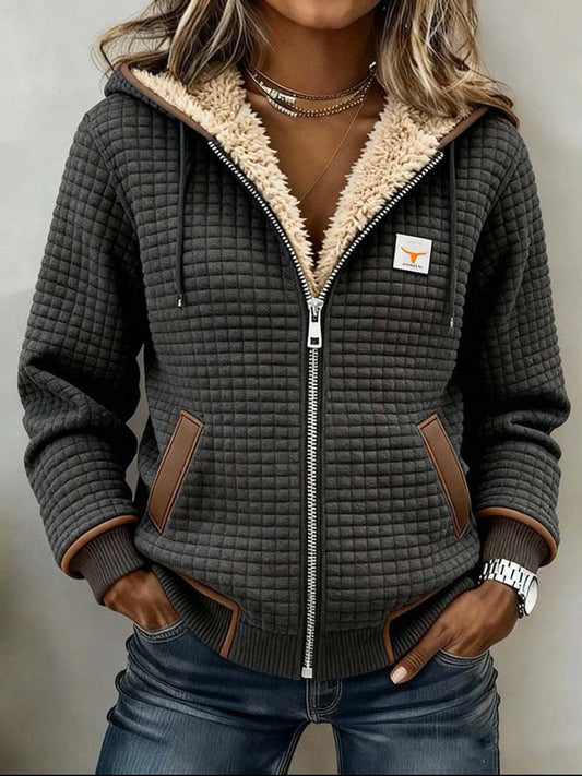 Bridgette | Chaqueta acolchada con capucha y cremallera