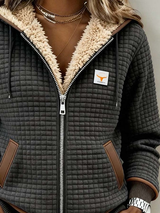 Bridgette | Chaqueta acolchada con capucha y cremallera